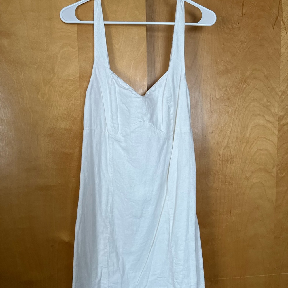 Abercrombie & Fitch White Linen Dress